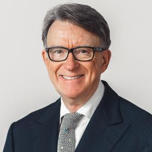 Peter Mandelson (Chair at Global Counsel)